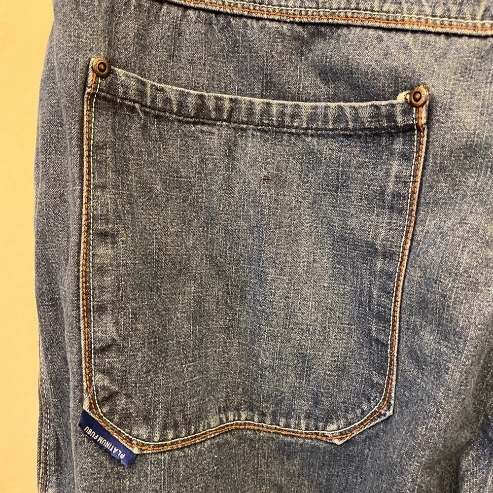 RARE ! Russell Character From Fat Albert FUBU  Y2K Jeans Approx 36”  x 31”